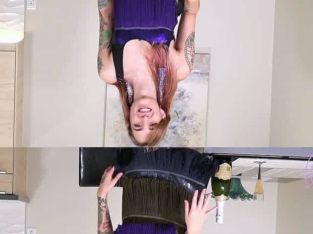 Curly Blonde Teen Records Solo Dildo Masturbation More at