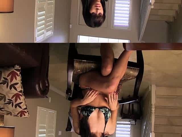 Small titted teen Bella masturbates outdoors