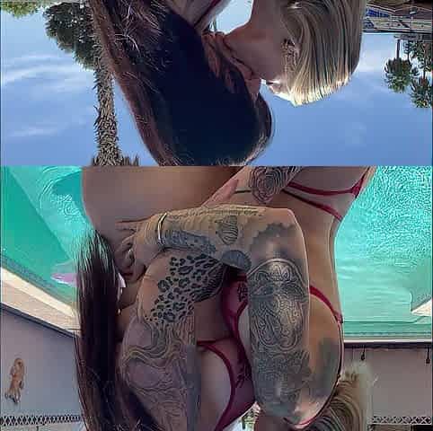 Hot lesbo makeout compilation superlatively good movies of excited real pair