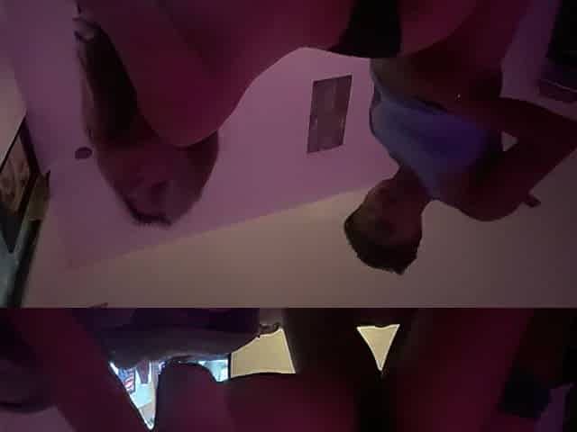 Roommate bangs me hard in my room and creampies my constricted cunt
