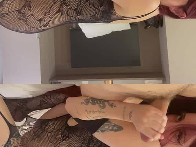 Tongue-pierced Tease Brazilian Booty Creampied by American Dick