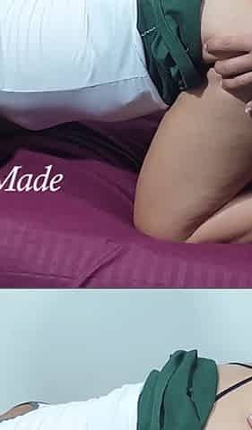 Oops accidental cumshot! I ejaculated on her ass because I couldn't stand the pleasure of her tight and deep anus any more.