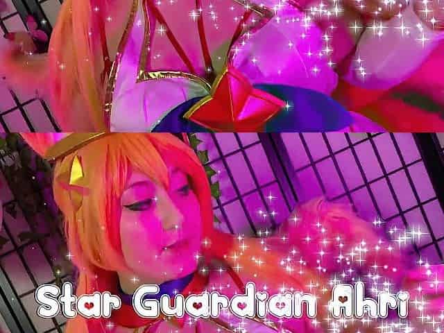 Star Guardian Ahri Combat Training TEASER OmankoVivi Cosplay Ahegao League of Legends