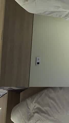 Cleaning Lady Comes to the Hotel Room and Cleans the Guest's Cock
