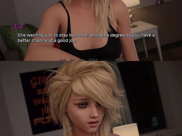 The Awakening 5 NSFW Gameplay: Xavier Spies Liz Dildo Masturbation Moaning His Name & Liz Abby Threesome Dream