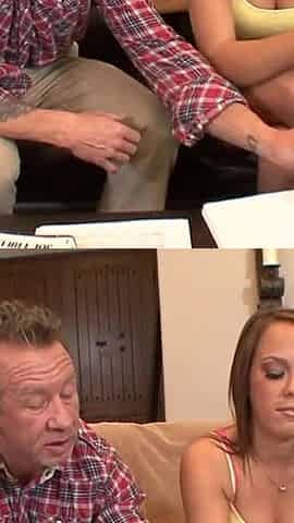 Nasty tattooed chick anally banged and sprayed on the ass