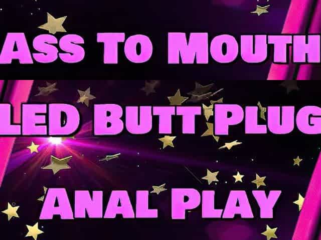 LED Booty Plug Anal Play Butt To Throat