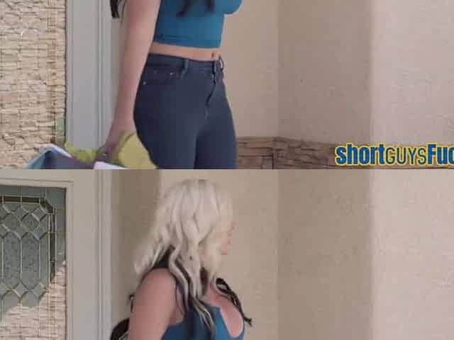 Bigtitted Cougar Cuntfucked By Shortie