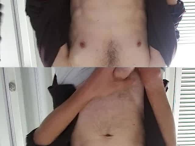 Sexy man masturbating
