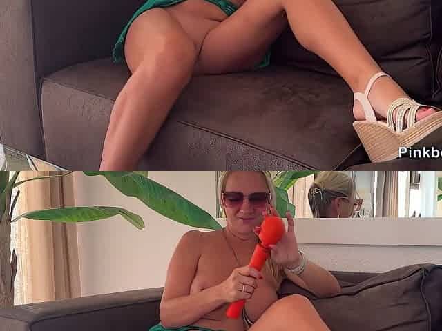 A Quick Daytime Pleasure Session Ends With An Intense Orgasm