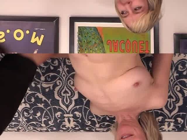 Hot Blonde GILF Jamie Foster Gratifies a Guy with a Foot Fetish