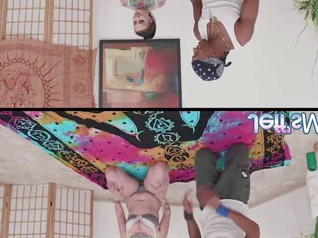 Large Tits Hottie Nicky Ink Takes a Giant Ebony Penis