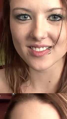Small tits brunette fucked hard in her big ass