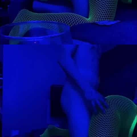 BlackLight Swirl.. (HUGE CUMSHOT)