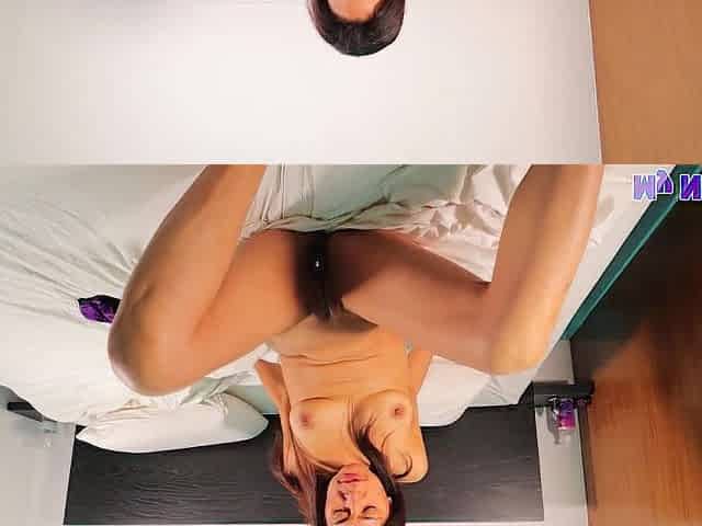 Nina playing with her butt-rammings