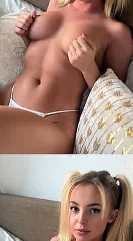 Blonde MILF with Big Boobs Playing Cam Free Porn