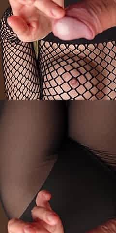 Busty Wife in Pantyhose Cheats on Her Husband