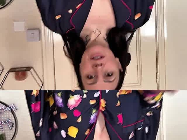 Caught filming stepmoms down blouse