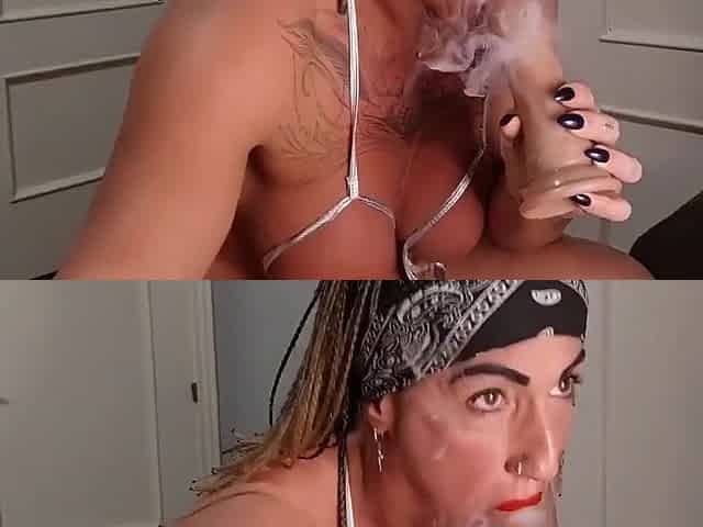Smoking And Eating The Dick Of The Vicious Bastard