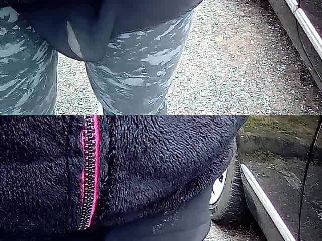 Pee in public parking