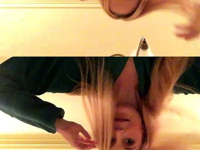 Busty blonde mature solo masturbation for webcam