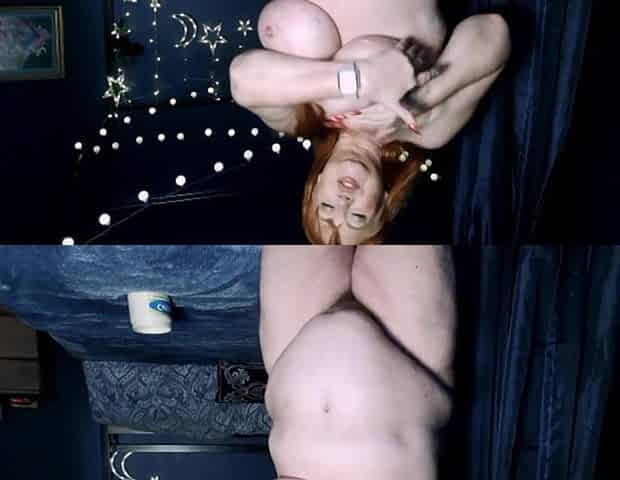 Redhead BBW Applying Lotion to Her Curvy Body