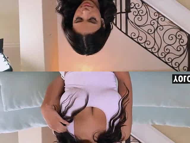 Natural large titted teen takes a large ramrod