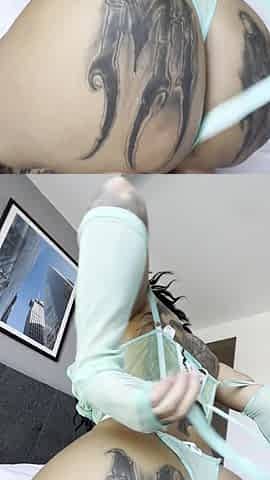 banging my booty and twat at the same time