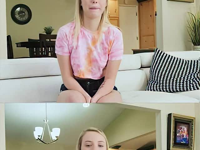 Fucking super cute freckled blonde teen on private audition