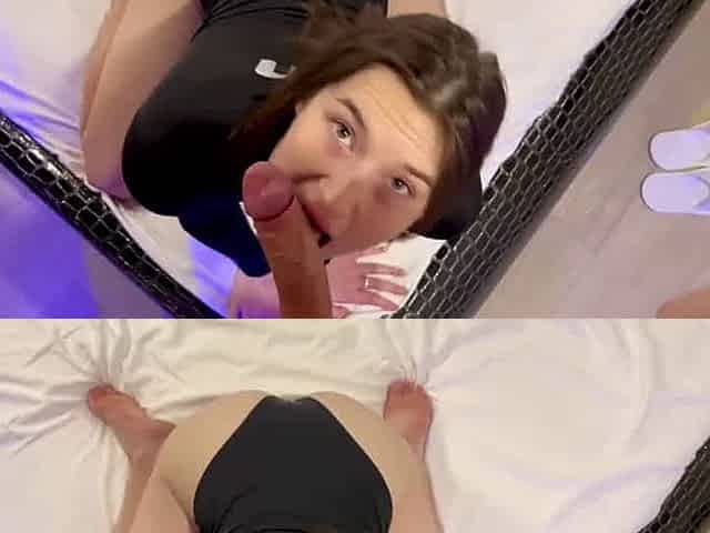 Olivia Moore, the greatest gonzo porn star, rides like a professional and creampies her brunette companions with her gigantic bu