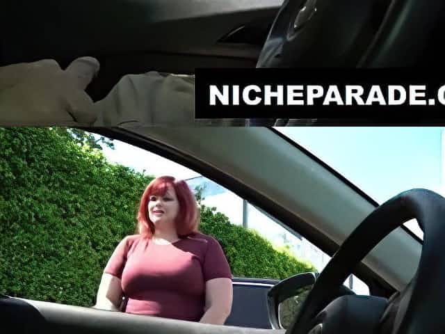 NICHE PARADE - Flashing Penis to big beautiful woman mother I'd like to fuck (Marcy Diamond) on the Street