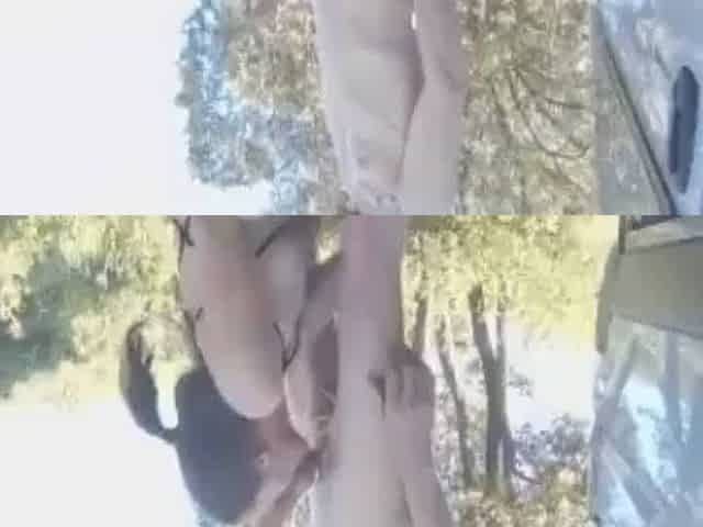 un trio bien chaud dans la nature