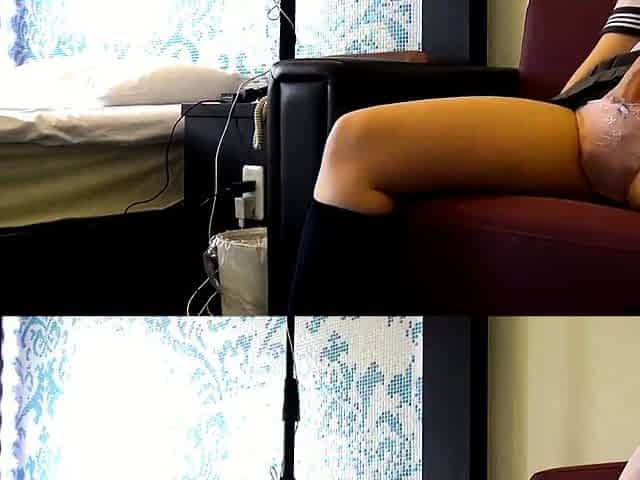 Japanese Girl In School Uniform Gives Blowjob Uncensored