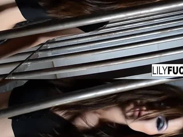 Whilst Being Detained Lily Carter Resolves To Finger Her Moist Twat In Jail