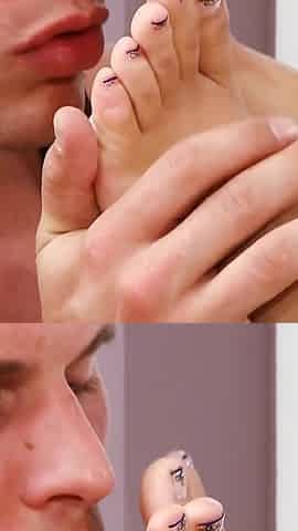Footjob and Hot Sex with a Sexy Big Boobs Girl Frucked by Hard Cock