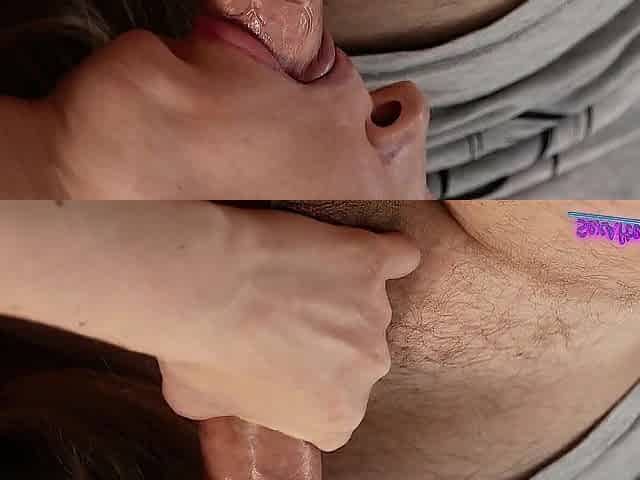 Palpitating penis and balls are astonishing!
