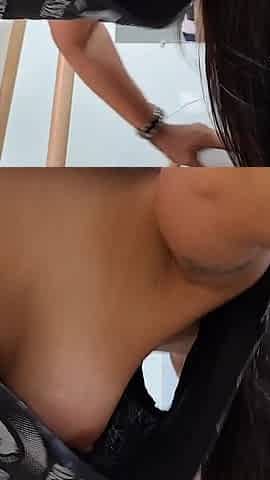 Beautiful Busty and Curvy MILF Fucks a Perverted Old Man Until He Cums
