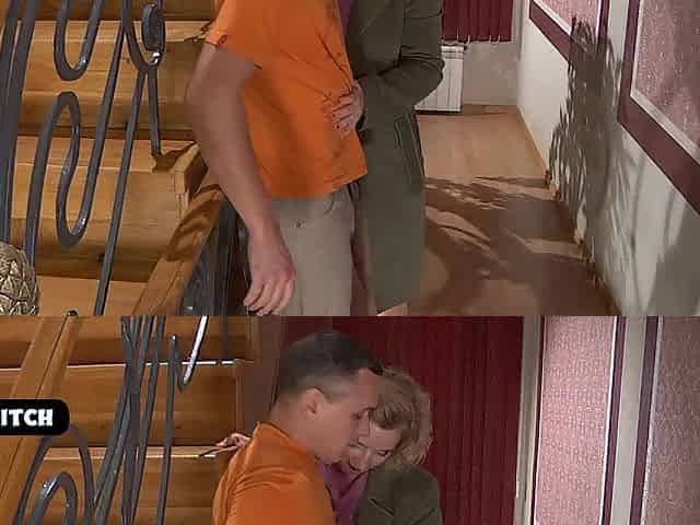 Super lascivious mother I'd like to fuck cougar screwing youthful man
