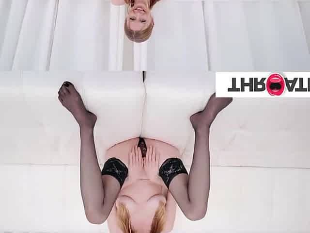 Mick Blue In Mega Blonde Loves Getting Deepthroated By A Huge Cock