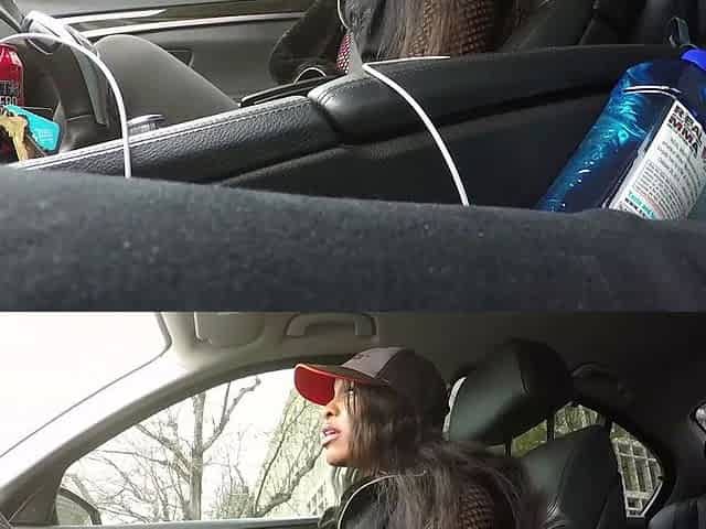 Fucking a sexy homeless black momma POV