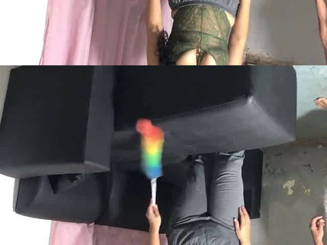 Youthful dude can't stand the Guatemalan maid's giant butt