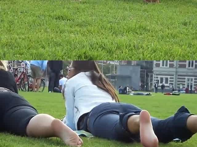 Caught in the Act of Filming Candid Feet and Soles
