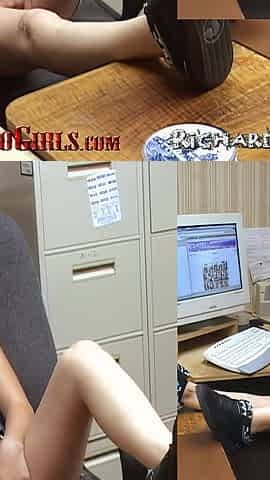Busted Watching Porn at Work Fucked by Her Boss