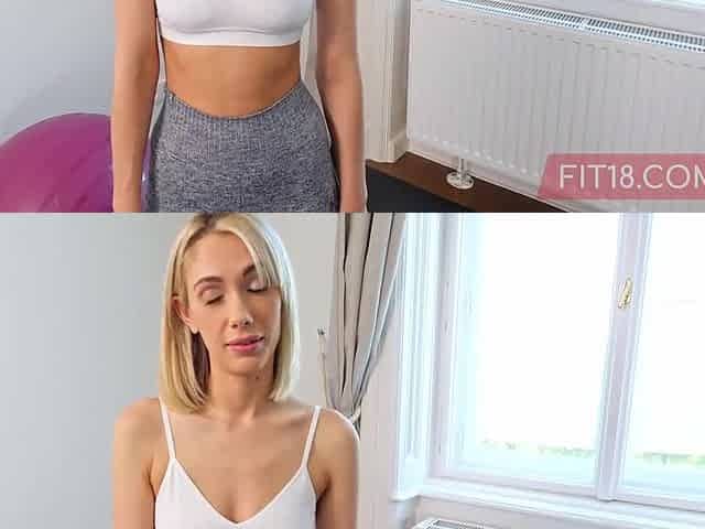 Slim Petite Blonde Sky Pierce Dets Fucked In the Hottest Poses At the Gym During the Fit 18 Casting