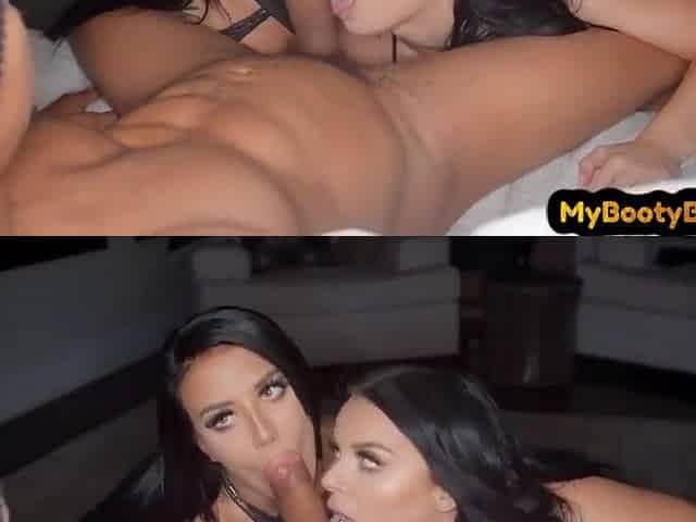 Bff Babes Drilled In 3some By Big - Booty Licious