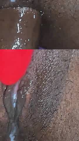 Curvy Ebony MILF Lyric Sky Submits to Daddy Dread Way's Massive BBC Anal - Squirting & Double Creampie!