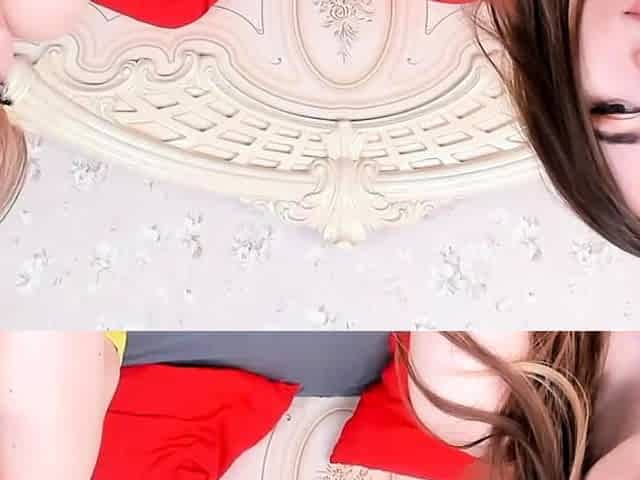 Close up teen masturbation