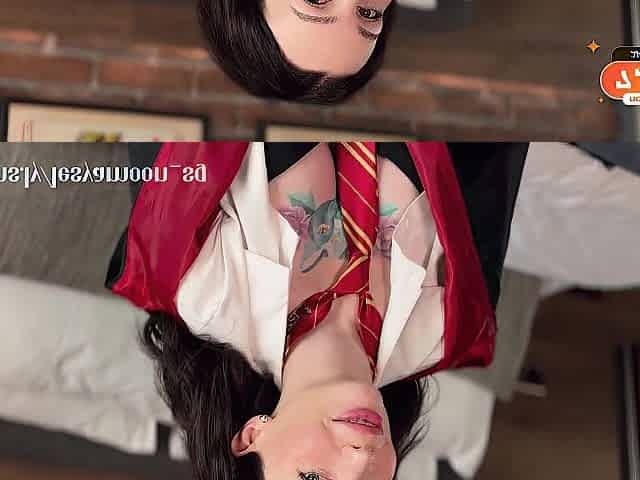 Caught Witch from Hogwarts Gets a Lesson