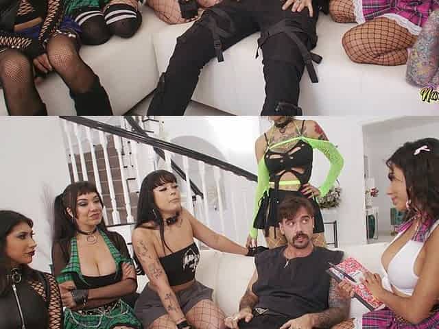 Goths Vs. Preps: Wild Reverse Gangbang