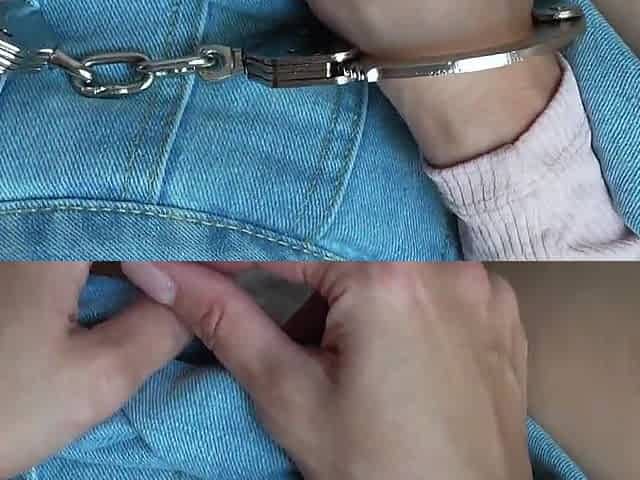 Girl in Handcuffs Who Escaped From Police Is Ready to Do Anything to Hide